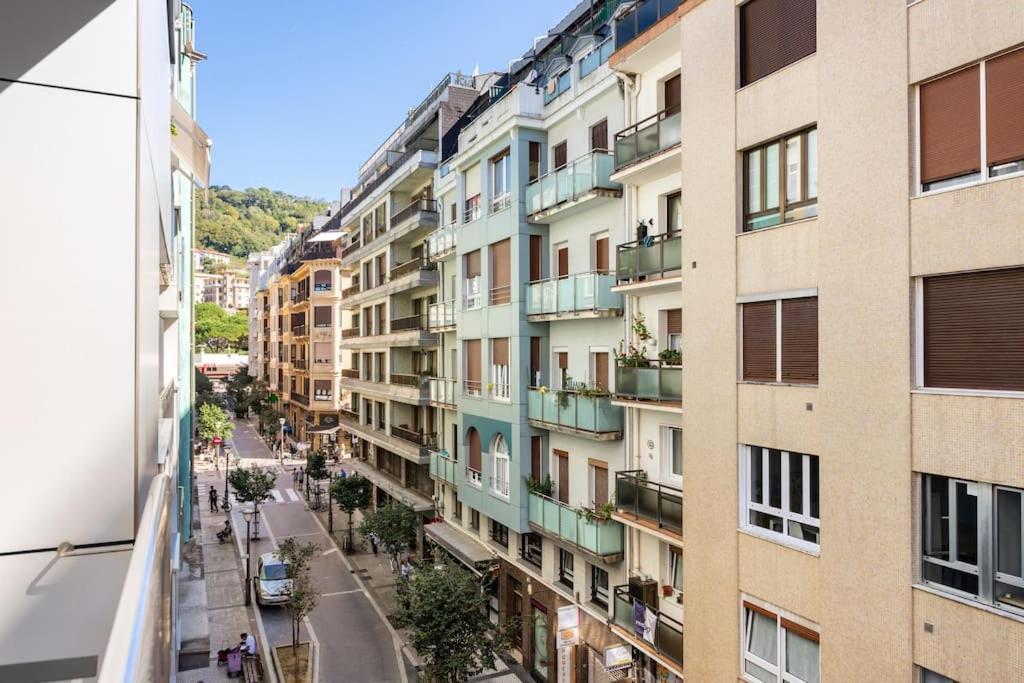 Terraza Playa Y Calle Peatonal Ess03377 ซานเซบาสเตียน ภายนอก รูปภาพ